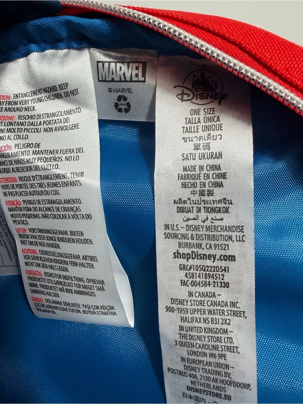 Spider-Man Red Kids Costume Backpack by Marvel